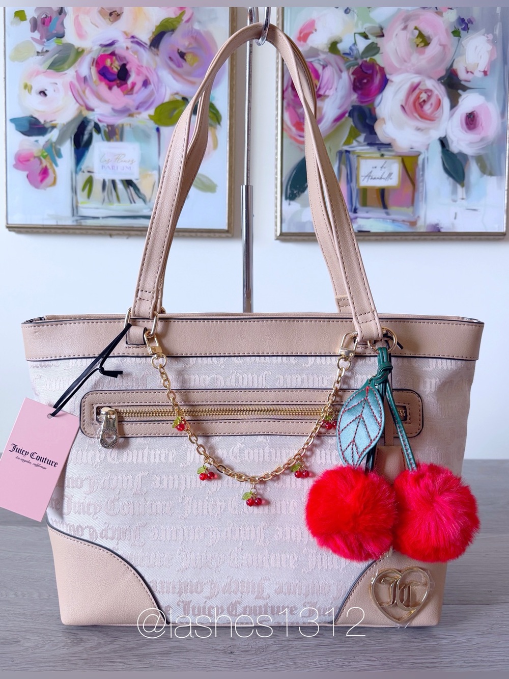 JUICY COUTURE Bag Call it a Classic Medium Tote Bag - Beige